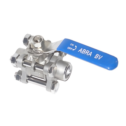 Кран шаровой ABRA BV61A DN 10 PN 40 стандартные патрубки нержавеющая сталь