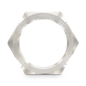 DIN 431 MS Латунь BG 1/4" SW 22 Гайка низкая с дюймовой трубной резьбой