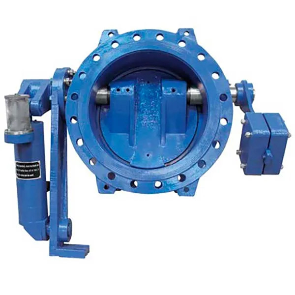Клапан Tecofi CP4248 DN 1200 PN 16 обратный поворотный фланцевый с противовесом