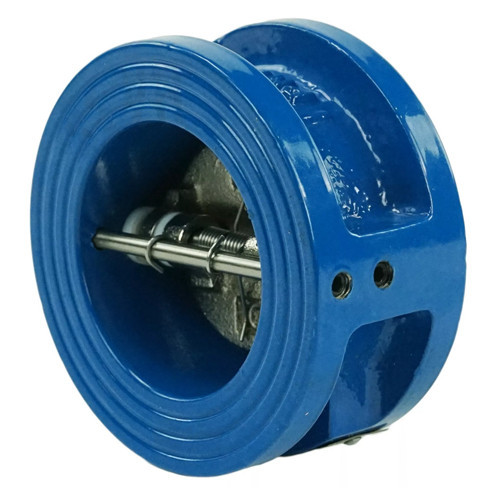 Клапан Kvant KV04 DN 600 PN 16 обратный межфланцевый двухстворчатый