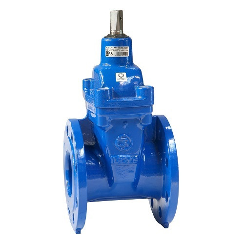 Задвижка JAFAR 2111 DN 300 PN10 фланцевая клиновая чугунная с обрезиненным клином