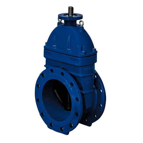 Задвижка DENDOR 47GVA DN 50 PN 16 клиновая фланцевая чугунная с обрезиненным клином под электропривод