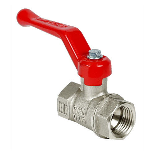 Кран шаровый VALFEX VF.214 ВР 1/2" Ду 15 Ру 40 STANDART N/P никелированный латунный