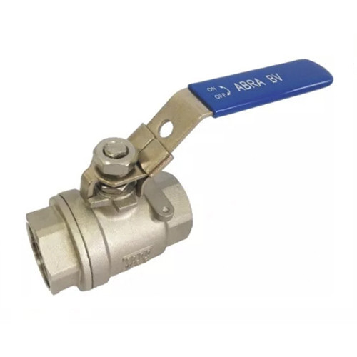 Кран шаровой ABRA BV-027A ВР 2 1/2" DN 65 PN 40 с фиксатором нержавеющая сталь