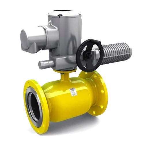 Кран шаровой цельносварной LD КШ.Ц.Ф.Э.GAS.125/100.016.Н/П.02 Ду 125/100 Ру 16 стальной неполнопроходный под электропривод