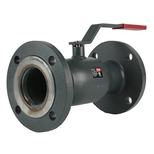 Кран шаровой Danfoss JiP Standard FF DN 15 PN 16 стальной стандартнопроходный фланцевый