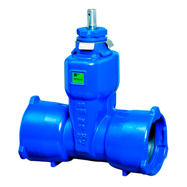 Задвижка VAG BETA 200 BAIO plus DN 300 (326) PN 16 клиновая раструб-раструб для чугунных труб