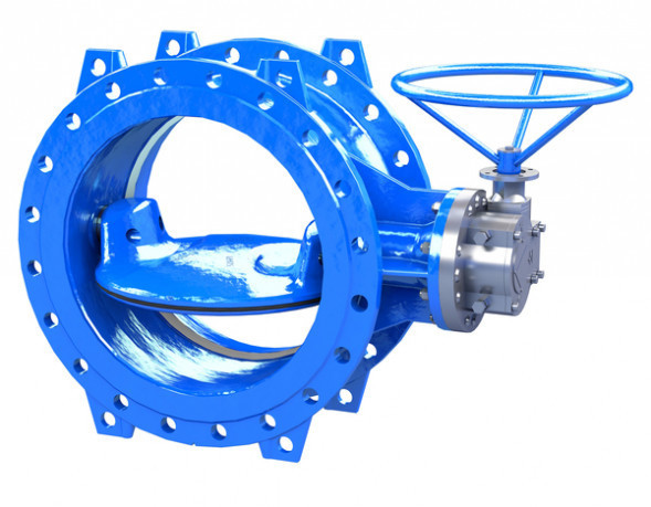 Затвор поворотный VAG EKN DN 200 PN 25 с двойным эксцентриком