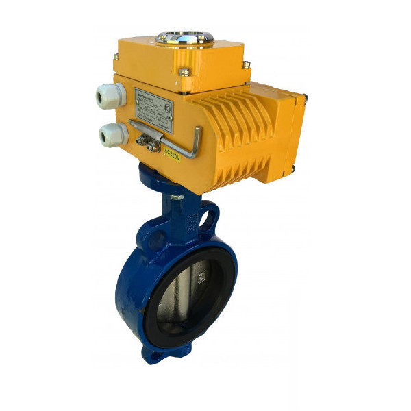 Затвор дисковый поворотный ABRA BUV-VF 863 EASTRN DN 125 PN 16/10 межфланцевый с электроприводом