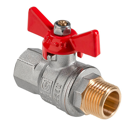 Кран шаровой VALTEC ГОСТ Ду15 Ру40 с внутренней–наружной резьбой VT.418.N.04