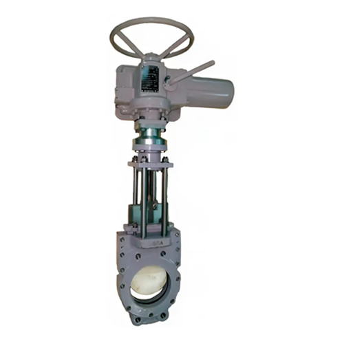 Задвижка шиберная ABRA KV-03 DN 400 PN 10 чугунная фланцевая с электроприводом