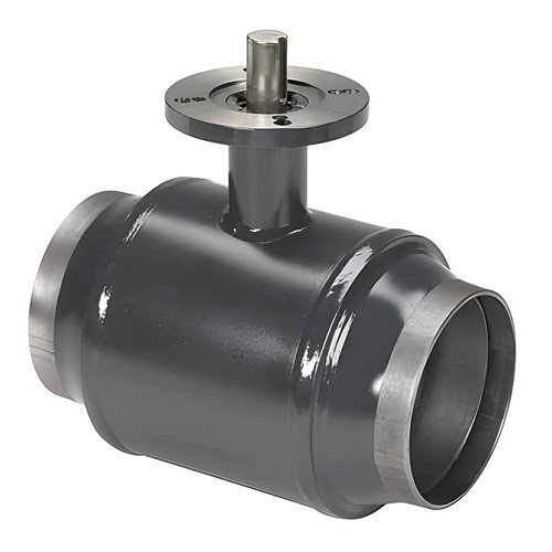 Кран шаровой Danfoss JiP Premium WW GF DN 65 PN 25 стальной стандартнопроходный под приварку с фланцем под привод