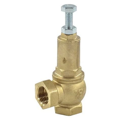Клапан предохранительный Benarmo ВР 1/2"х1/2" DN 15х15 PN 16 Pн = 1...16 бар угловой латунный