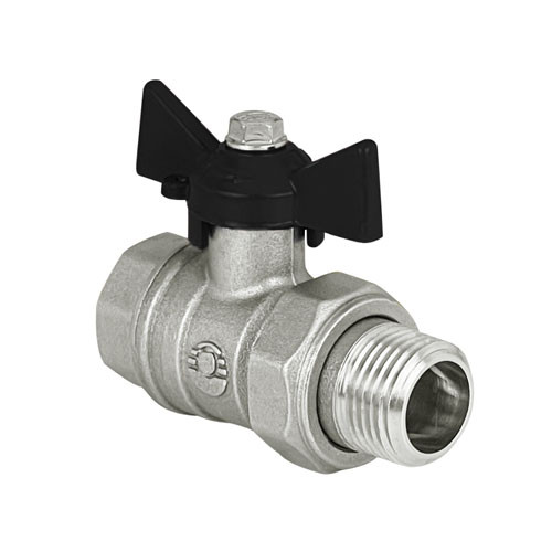 Кран шаровый VALFEX DELTA PRO VF.230 ВР-НР 1/2" Ду 15 Ру 40 с американкой некилированный латунный