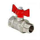 Кран шаровый VALFEX VF.218 ВР-НР 3/4" Ду 20 Ру 40 STANDART N/P никелированный латунный