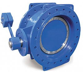 Клапан Tecofi CP4243 DN 1000 PN 16 обратный поворотный фланцевый с противовесом