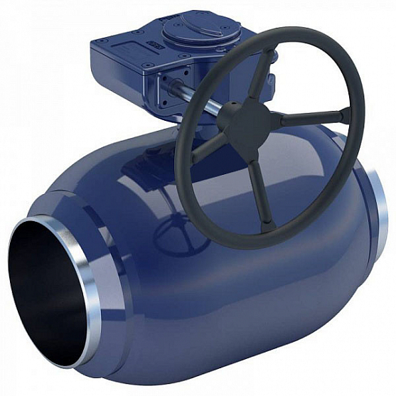 Кран шаровой Vexve 154300 DN 300 PN 25 стальной полнопроходный под приварку для жидкости, ручка-рычаг