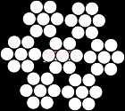 ГОСТ 3066 Канат грузовой стальной (свивка 6х7 (1+6)+1х7 (1+6))
