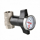 Кран шаровой VALTEC Ду15 Ру40 c термометром VT.808.N.04