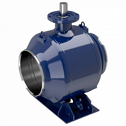 Кран шаровой Vexve 150/GS800 DN 800 PN 25 стальной полнопроходный под приварку для воды, с редуктором