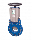 Задвижка шиберная ножевая VAG ZETA DN 100 PN 10 со штурвалом