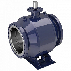 Кран шаровой Vexve 153800 DN 800 PN 16 стальной полнопроходный фланцевый для воды, с редуктором