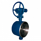 Затвор DENDOR 027W DN 300 PN 16 поворотный дисковый с тремя эксцентриситетами под приварку стальной