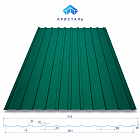 Профнастил окрашенный С10 1170 /1100 0,4 RAL 6016 Бирюзово-зелёный