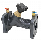 Клапан балансировочный Benarmo DN 25 PN 16/25 фланцевый ручной чугунный, с измерительными ниппелями